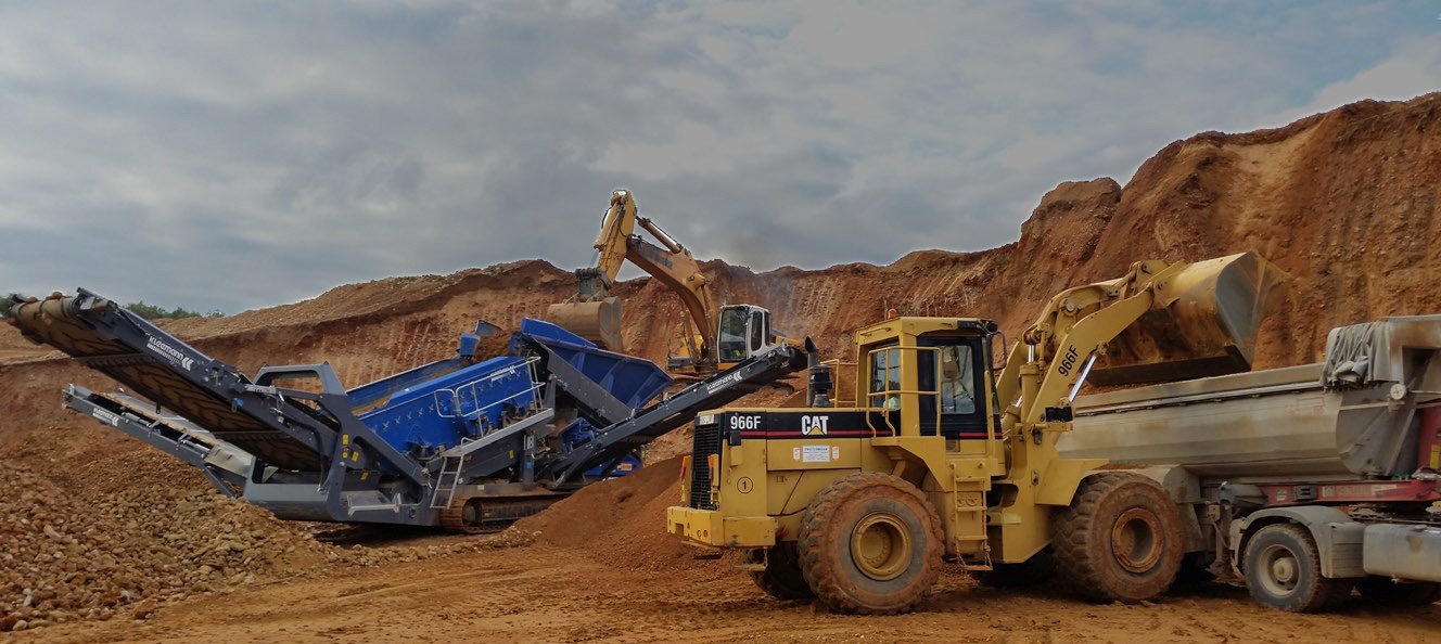 obras civieles Cribadora